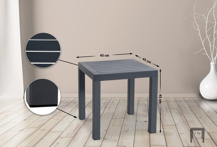 Image du produit CLP Table d'appoint Ocean, gris foncé