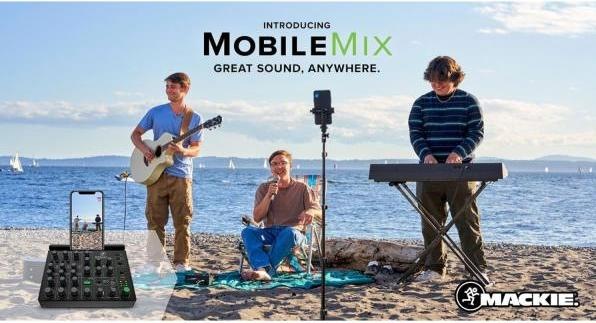 Produktbild Mackie Mischpult MobileMix 8-Kanal Mixer mit Ohrhörer (Studio- und Livemixer)