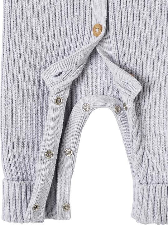 Produktbild Vertbaudet Baby-Set: gerippter Strickoverall & Mütze mit Ohren (80)