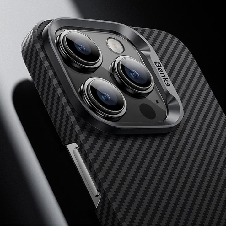 Produktbild Benks iPhone 15 Kevlar Aramid Fiber 600D Carbon MagSafe Schutzhülle (Apple iPhone 15)