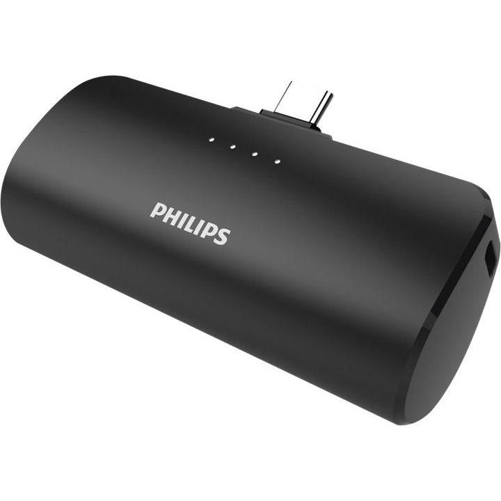 Philips Alimentazione USB C (2500 mAh, 9.50 W, 9.25 Wh), Powerbank, Nero