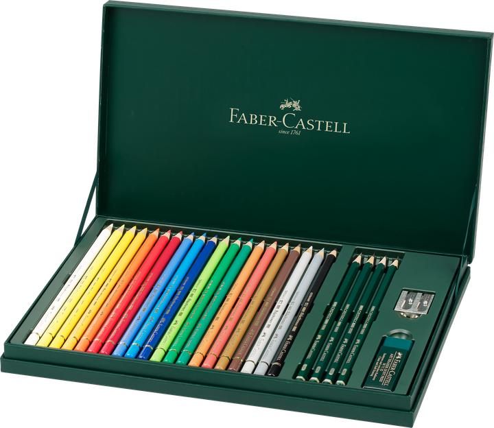 Produktbild Faber-Castell Polychromos Geschenkset (Mehrfarbig, 24 x)