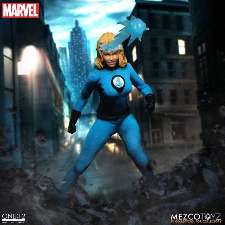 Image du produit Mezco Toys Marvel figurines 1/12 Fantastic Four Deluxe Steel Box Set 16 cm