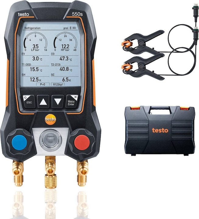 Actual product image Testo Refrigerant Meter 550s s Set