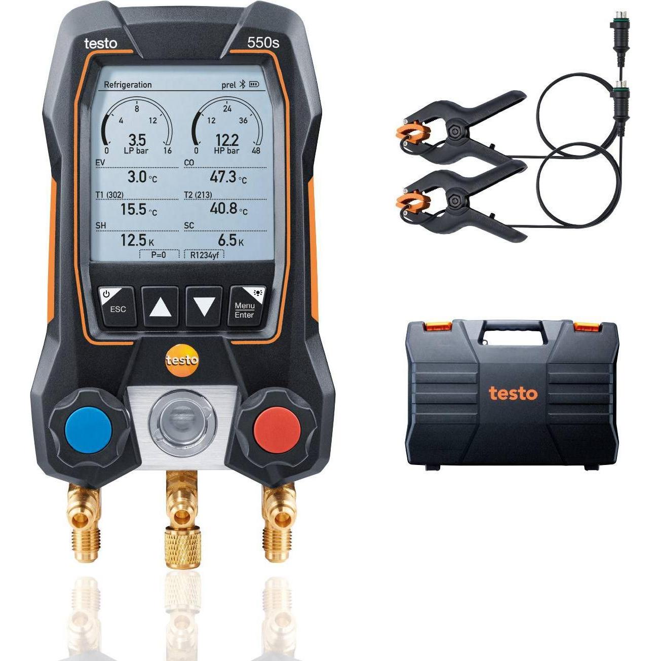 Testo, Detektor, Kältemittel Messgerät 550s s Set