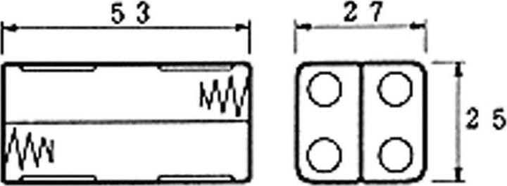 Produktbild Velleman Batteriehalter