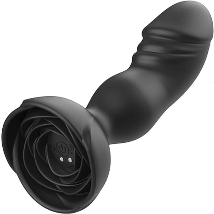 Armony Extreme A Bloom Rose Vibrator & Anal Plug Remote Control Black