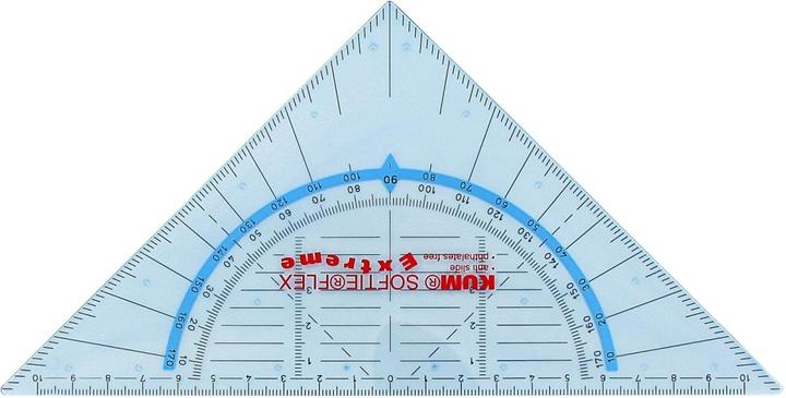 Produktbild Kum Geometrie-Dreieck ohne Griff Softie Flex 220 mm (22 cm, Kunststoff)