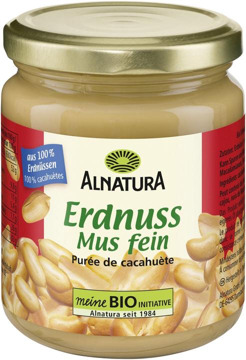 Actual product image Alnatura Erdnussmus (250 g)