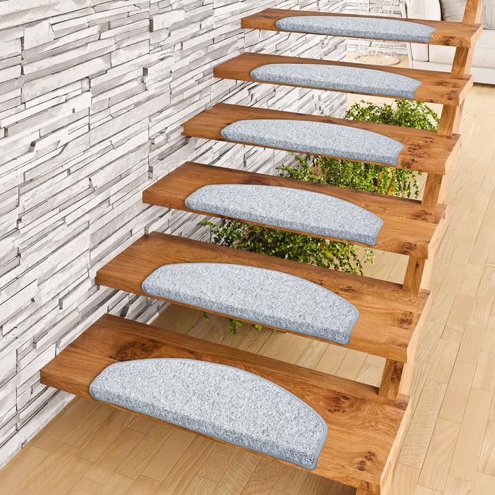 Actual product image Pergamon Trend Loop Step Mat Strong Set of 15 (24 x 65 cm)