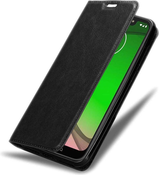 Actual product image Cadorabo Book Invisible Magnet Cover (Motorola Moto G7 Play)