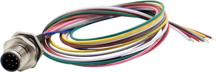 Image du produit RND Electronics Connecteur rond pour capteur Connecteur 8 pôles droit Soudé Montage sur panneau