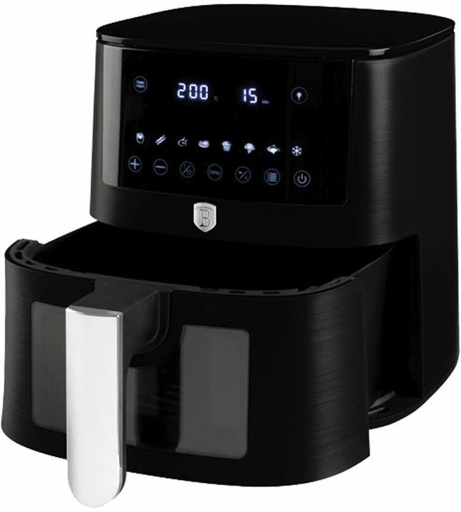 Actual product image BerlingerHaus Haus Heissluftfritteuse 8 Liter Matte Black Collection