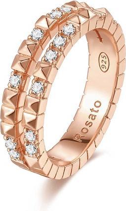 Produktbild Rosato Original bronze ring with cubic cubes RZA014 - Circuit: 58 mm (L) (18)