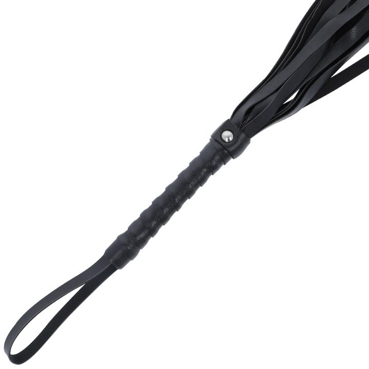 Actual product image Darkness Sensations Black Flogger 45 Cm