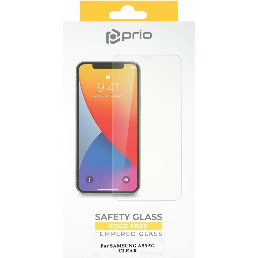 prio Tempered Glass Screen Protector (1 Stück, Samsung Galaxy A53 5G), Smartphone Schutzfolie, Transparent