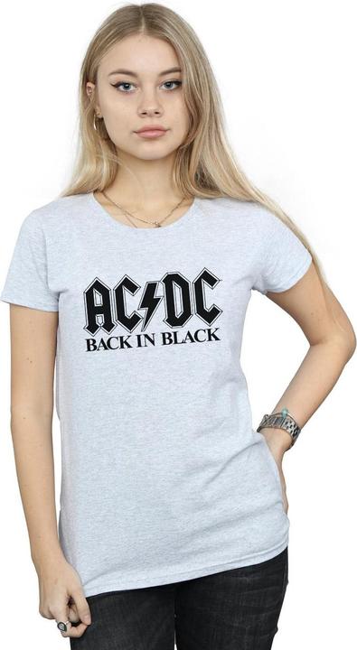 Produktbild AC/DC Back in Black Logo TShirt aus Baumwolle (L)