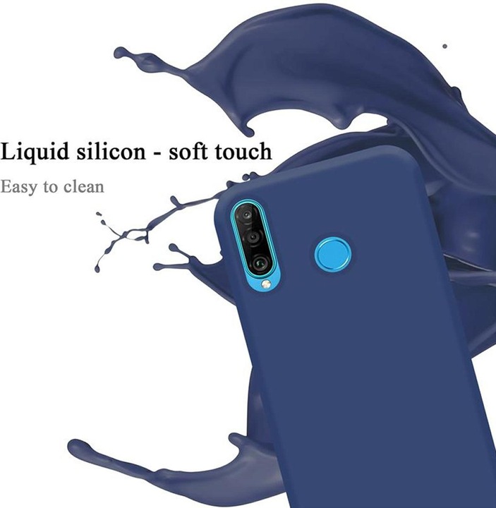 Actual product image Cadorabo TPU Liquid Silicone Case Cover (Huawei P30 Lite)