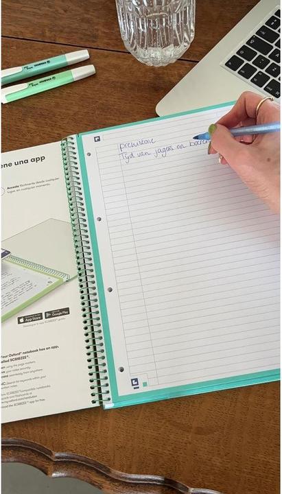 Image du produit Oxford Livre européen (A4+, À rayures, Couverture rigide)