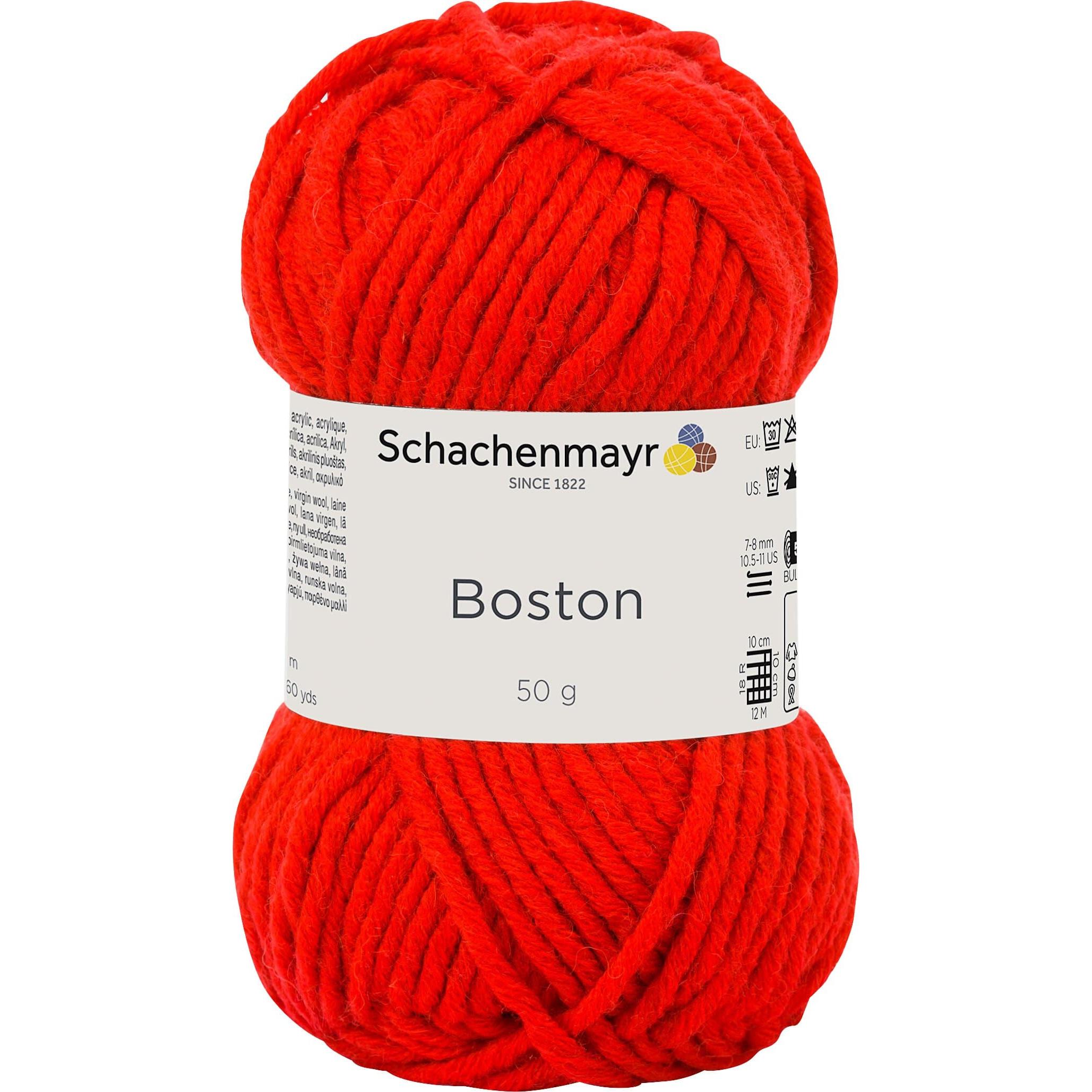 Mgb Wolle Boston, Garn + Wolle, Rot