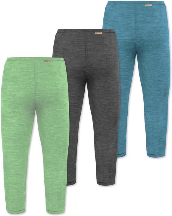 Actual product image Normani 3-pack baby merino pants with feet - 9543 (56)