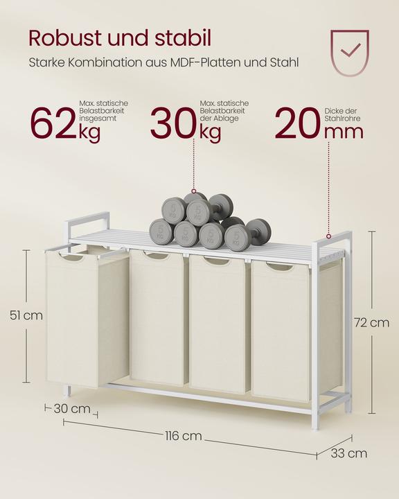 Immagine prodotto Vasagle Laundry (140 l)