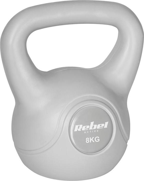 Rebel ACTIVE KETTLEBELL BITUMICZNY 8 KG RBA-2322G-08 SZARY