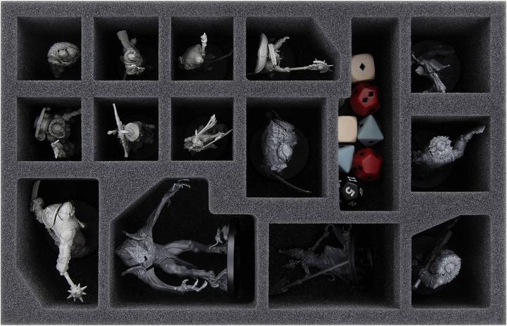 Image du produit Feldherr ORG054 - Kit mousse + organiseur pour Warhammer Quest : La Cité Maudite - Boîte de jeu de plateau