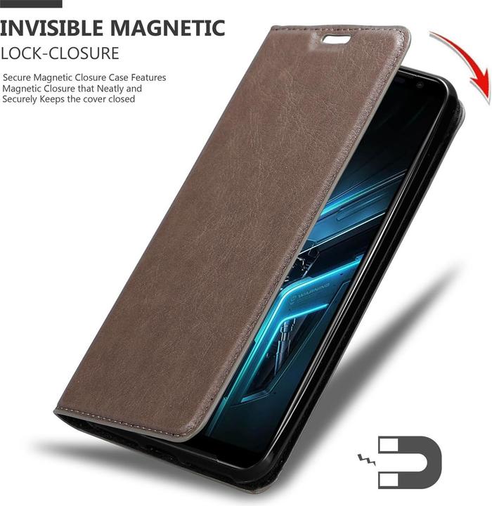 Produktbild Cadorabo Book Invisible Magnet Cover (Asus ROG Phone III)