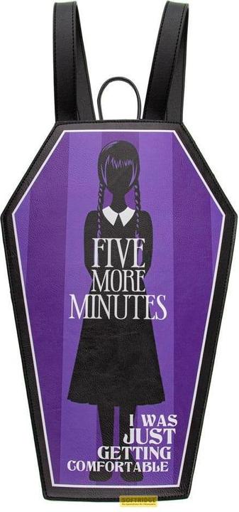 Actual product image Cinereplicas Wednesday Backpack Wednesday Coffin