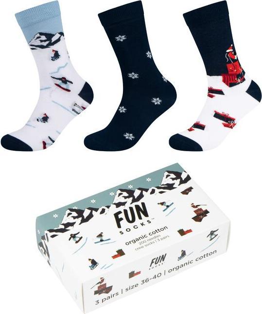 Produktbild Fun Socks WeihnachtsGeschenkbox (3er Pack, 41 - 46)