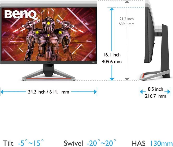 Actual product image BenQ Mobiuz EX2710U (3840 x 2160 Pixels, 27")