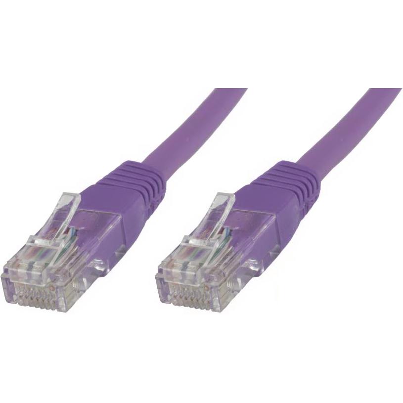 Thumbnail - MicroConnect B-UTP60025P Netzwerkkabel Violett U/UTP (UTP) (U/UTP, CAT6, 0.25 m), Netzwerkkabel
