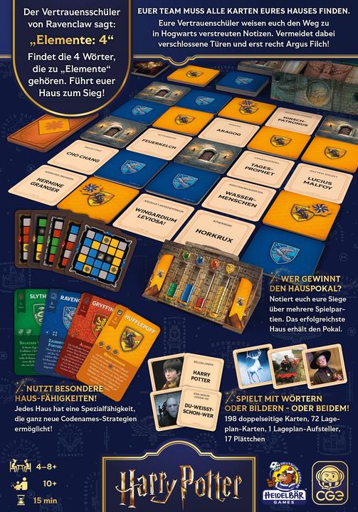 Immagine prodotto Czech games edition Codenames Harry Potter (Tedesco, 4 - 8 Giocatori)