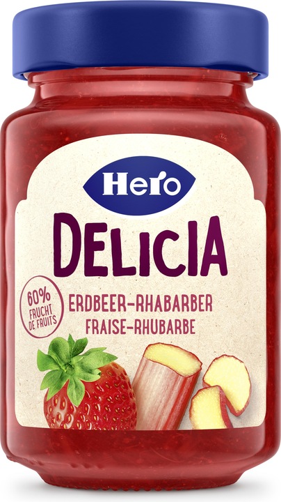 Immagine prodotto Hero Marmellata di fragole e rabarbaro spalmabile 290 g (474 g)