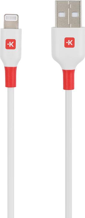 Actual product image Skross USB Cable USB to Lightning Cable, 1.2m white (1.20 m, USB 2.0, 28 W)