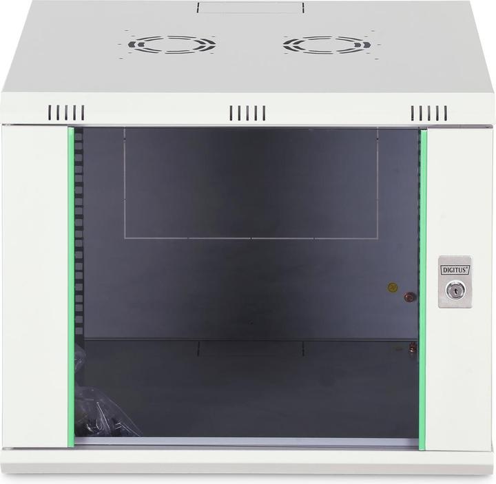 Actual product image Digitus Wall Mounting Cabinets Dynamic Basic Series - 600x600 mm (WxD) (9 RU, 19 inch rack)