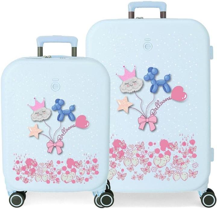 Enso Robustes Kofferset mit TSA-Schloss, vier Doppelrädern und erweiterbarem Fassungsvermögen