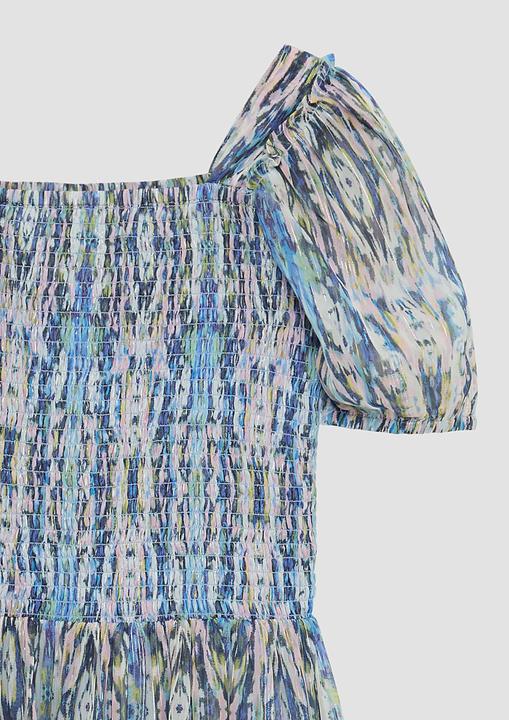Actual product image S.Oliver Kleid Kurzes Kleid aus Chiffon mit Glitzergarn und Smok-Detail (140)