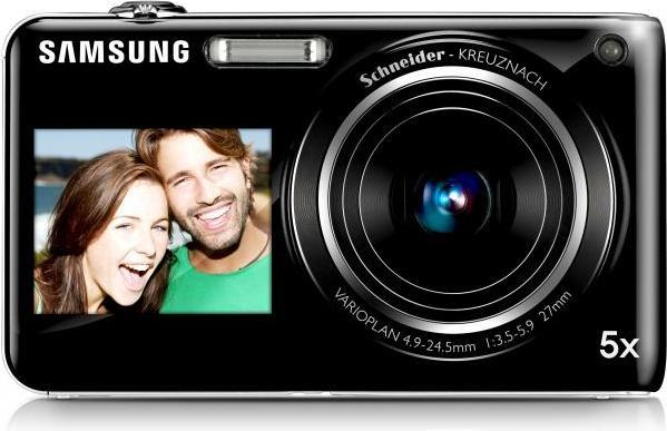 Immagine prodotto Samsung ST600, 14 MP, zoom 5x, doppio display, filmati HD, nero (1/2,3'')