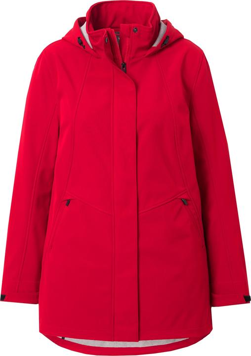 Image du produit Ulla Popken Veste technique HYPRAR à capuche, tissu Softshell déperlant, coupe évasée (46, 48)