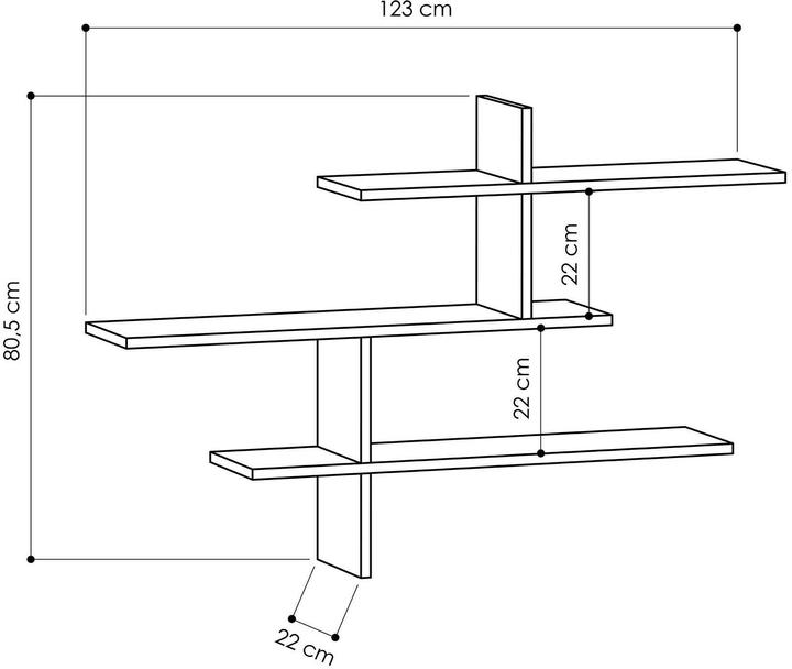 Produktbild Skye Decor Andrea (123 x 22 x 80.50 cm)