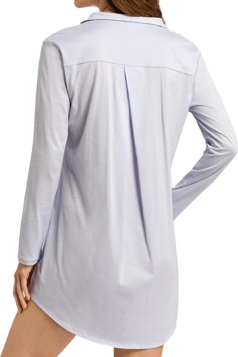 Image du produit Hanro Chemise de nuit Cotton Deluxe - longueur 90 cm - manches longues (XL)