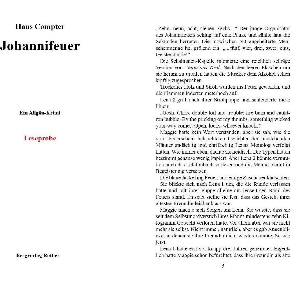 Thumbnail - Johannifeuer, Belletristik von Hans Compter