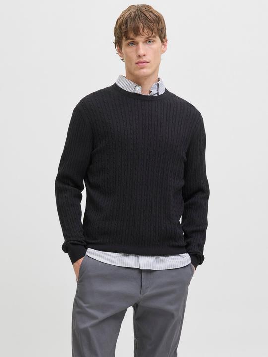 Produktbild Jack & Jones Jjeemil Knit Cable Crew Neck Noos (L)