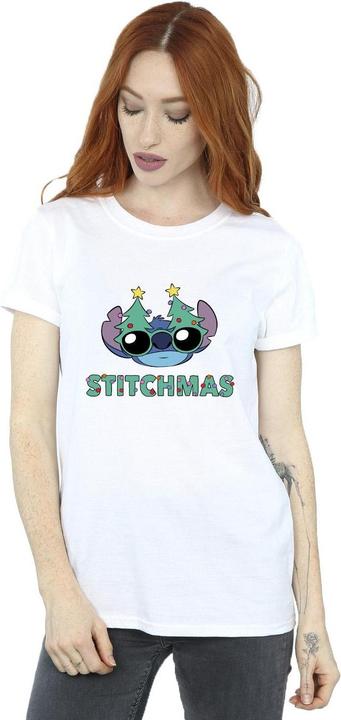Immagine prodotto Disney Lilo & Stitch Stitchmas Glasses Maglietta Ampia Donna (S)