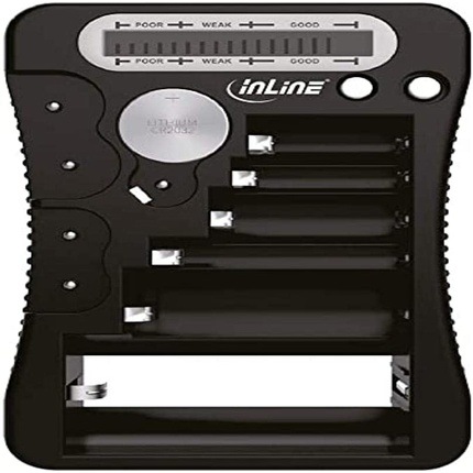 Image du produit InLine Testeur de batterie avec écran LCD