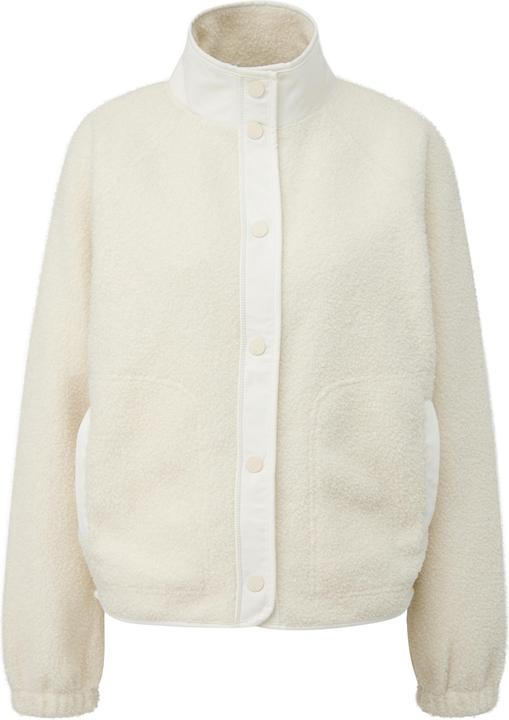Produktbild s.Oliver Sweatshirt Weiche Teddyfleece-Jacke mit Druckknöpfen (M)