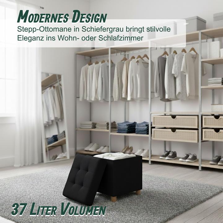 Actual product image Relaxdays Hocker mit Stauraum