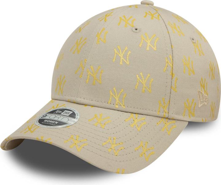 Actual product image New Era 9Forty Femme Cap - METALLIC New York Yankees beige